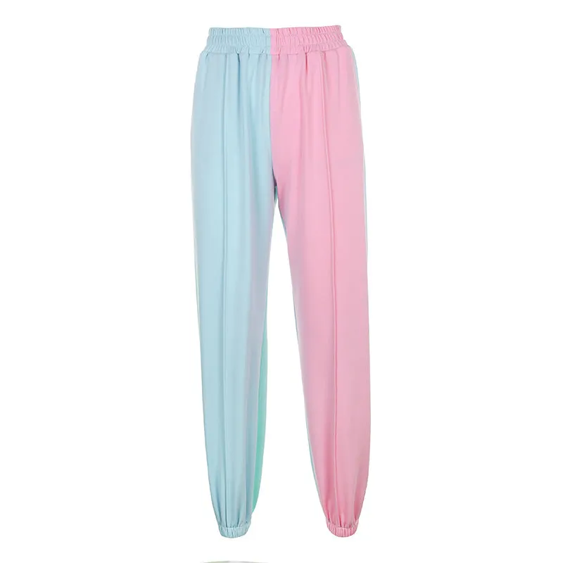 [ @izabela_zabielska ] "PASTEL MACARON COLOR BLOCK CASUAL" PANTS D052610