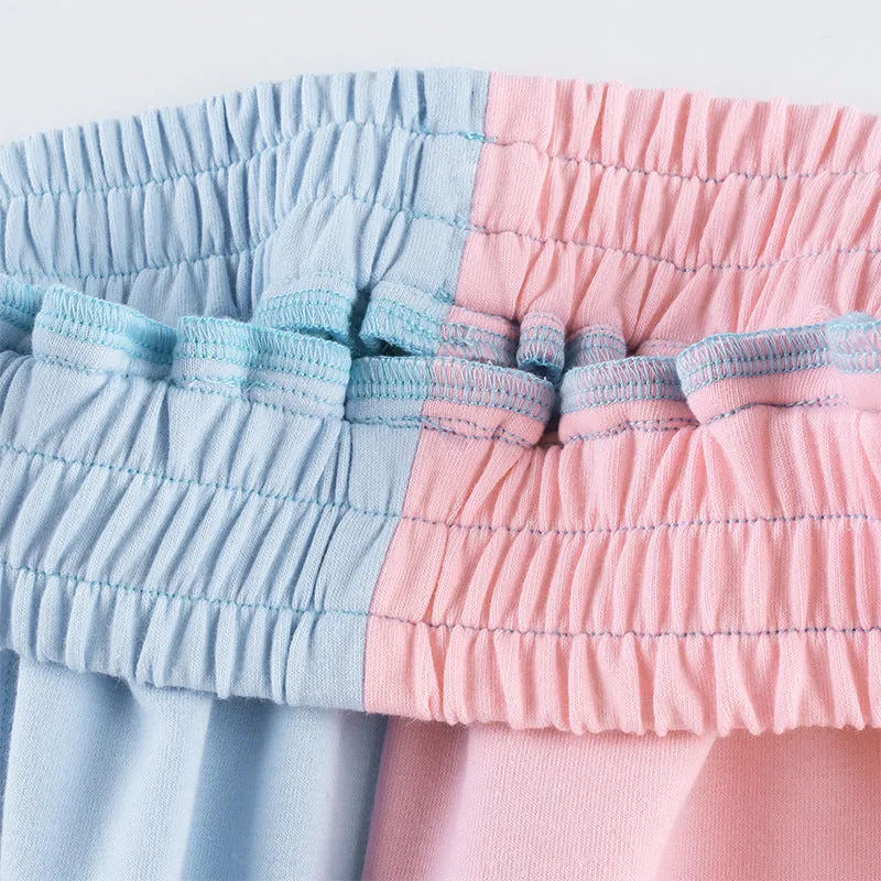 [ @izabela_zabielska ] "PASTEL MACARON COLOR BLOCK CASUAL" PANTS D052610
