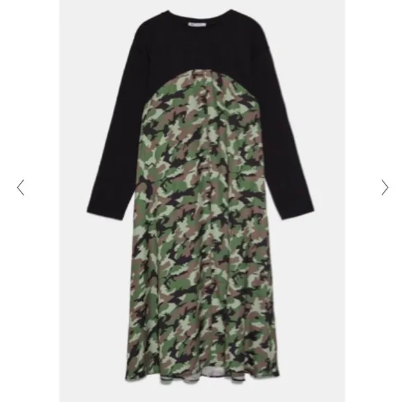 🤩 NWT Zara Women's Multicolor Midi Dress Size Small
