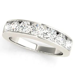 1.00 ctw. Channel Set Round Diamond Wedding Band
