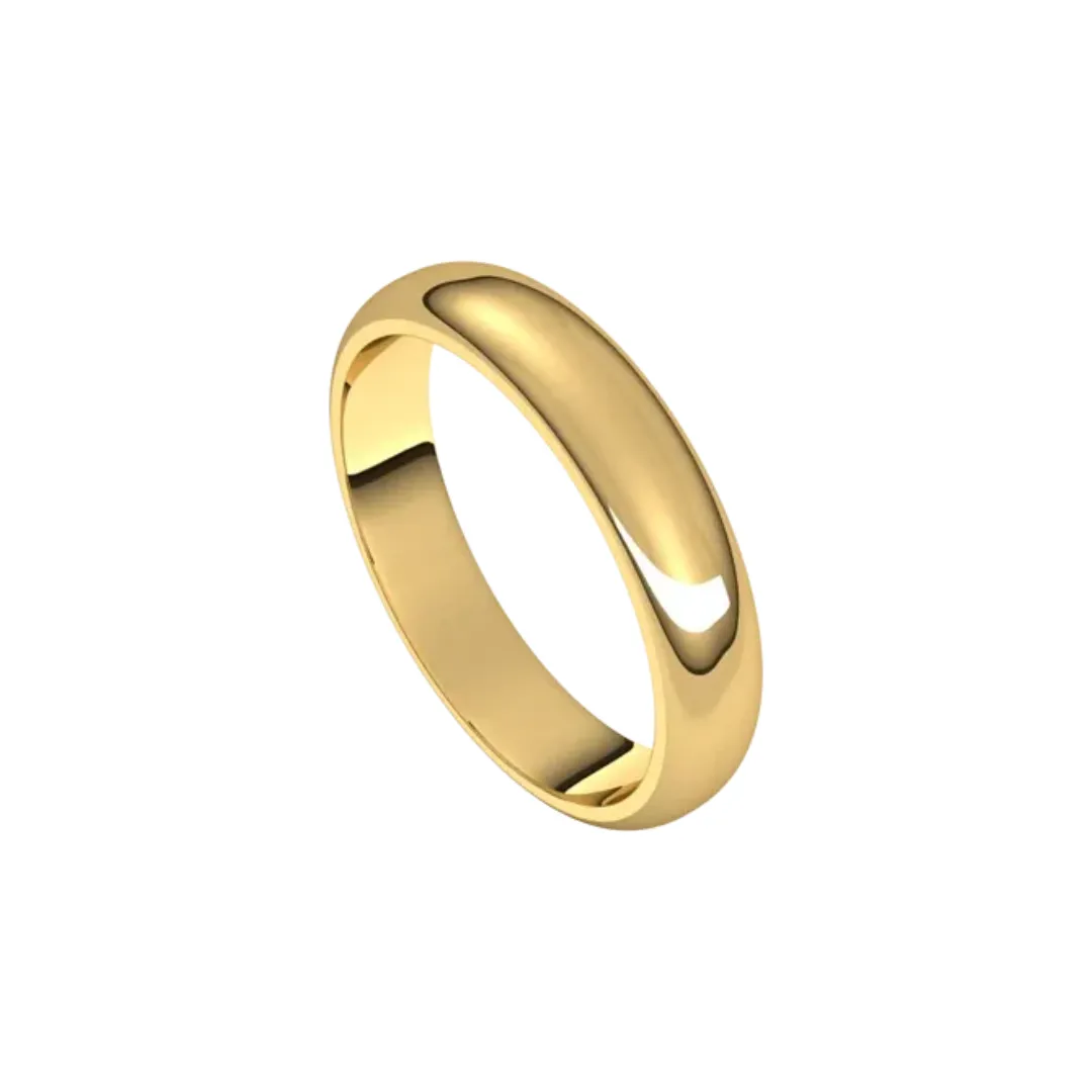 14K Classic Yellow Gold Band