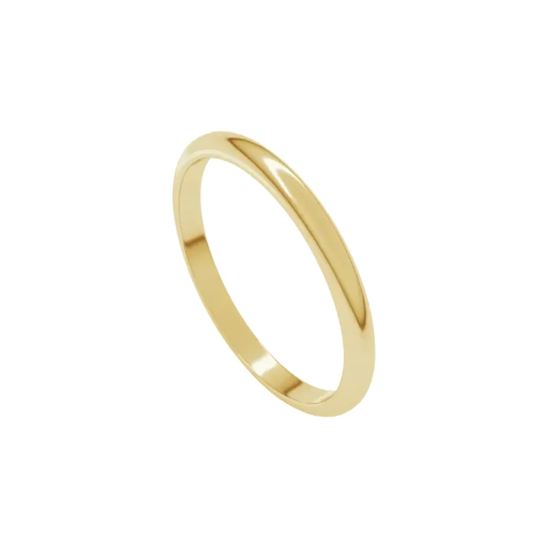 14K Classic Yellow Gold Band
