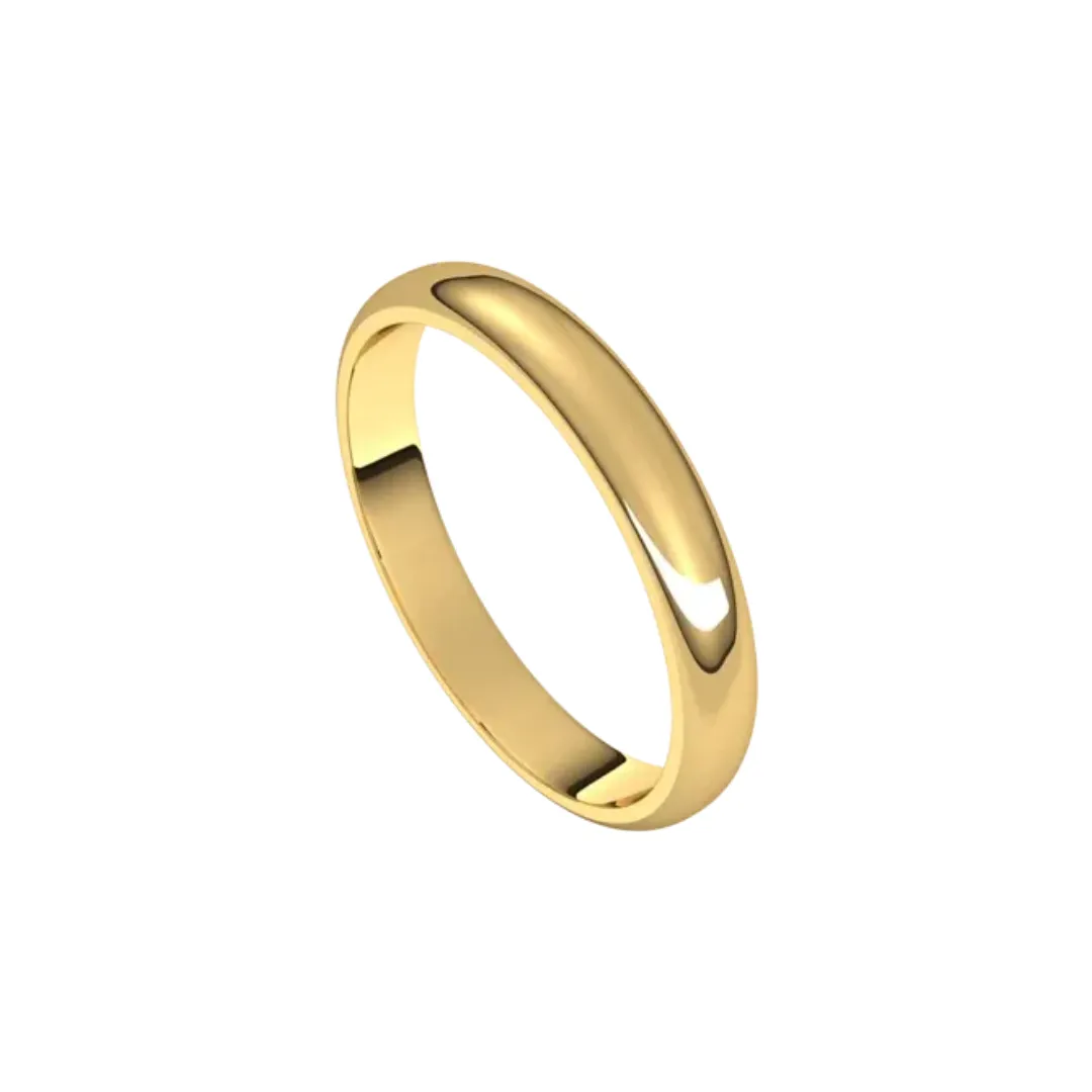 14K Classic Yellow Gold Band