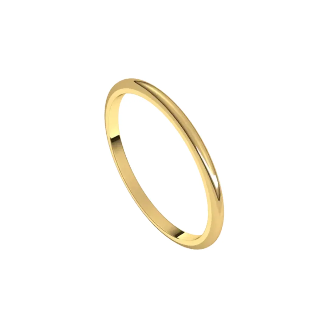 14K Classic Yellow Gold Band