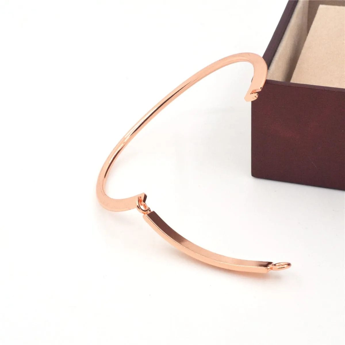 18K Rose Gold-Plated 'Believe In Yourself' Bangle