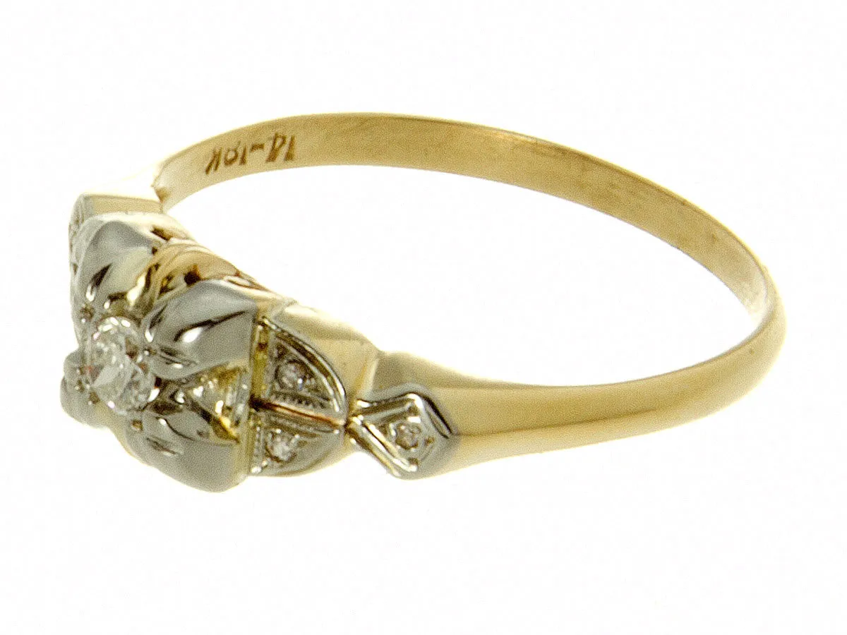1930s Art Deco Diamond Engagement Ring