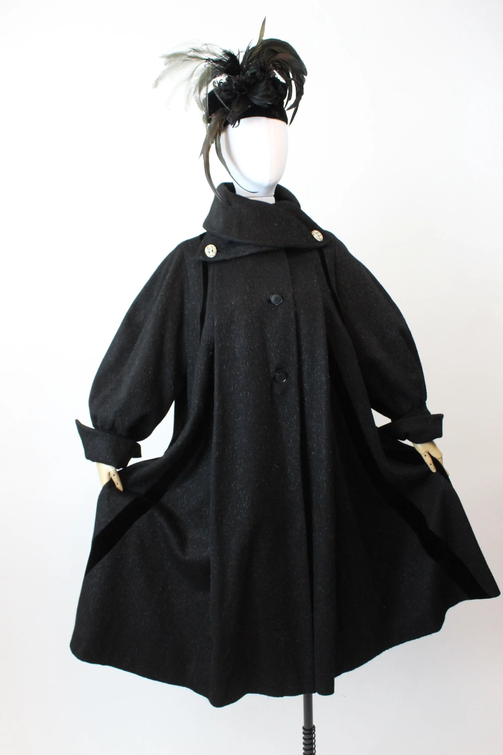 1950s 1958 documented LILLI ANN trapeze swing coat all sizes  | new fall winter