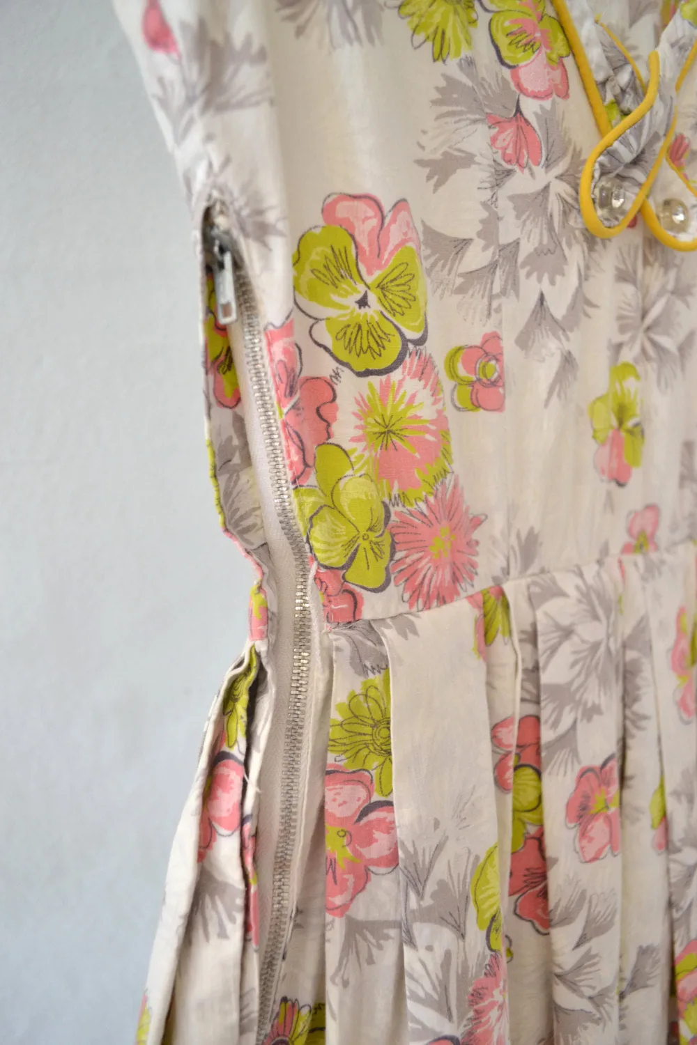 1950s Cotton Dress size XXS