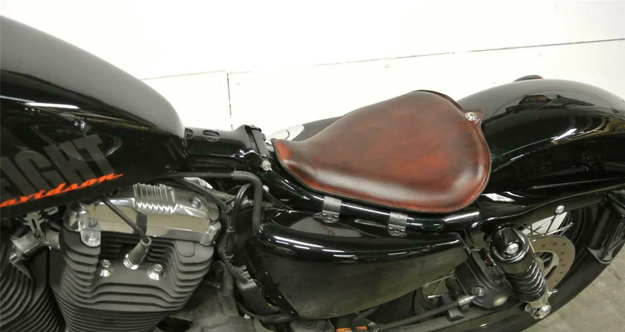 2010-2022 Sportster Harley On The Frame Seat 201 Smooth Brown All Models 48