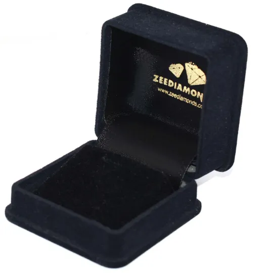 3 Ct AAA Certified, Lovely Off-White Solitaire Diamond Dangler Earring, Great Style & Very Elegant