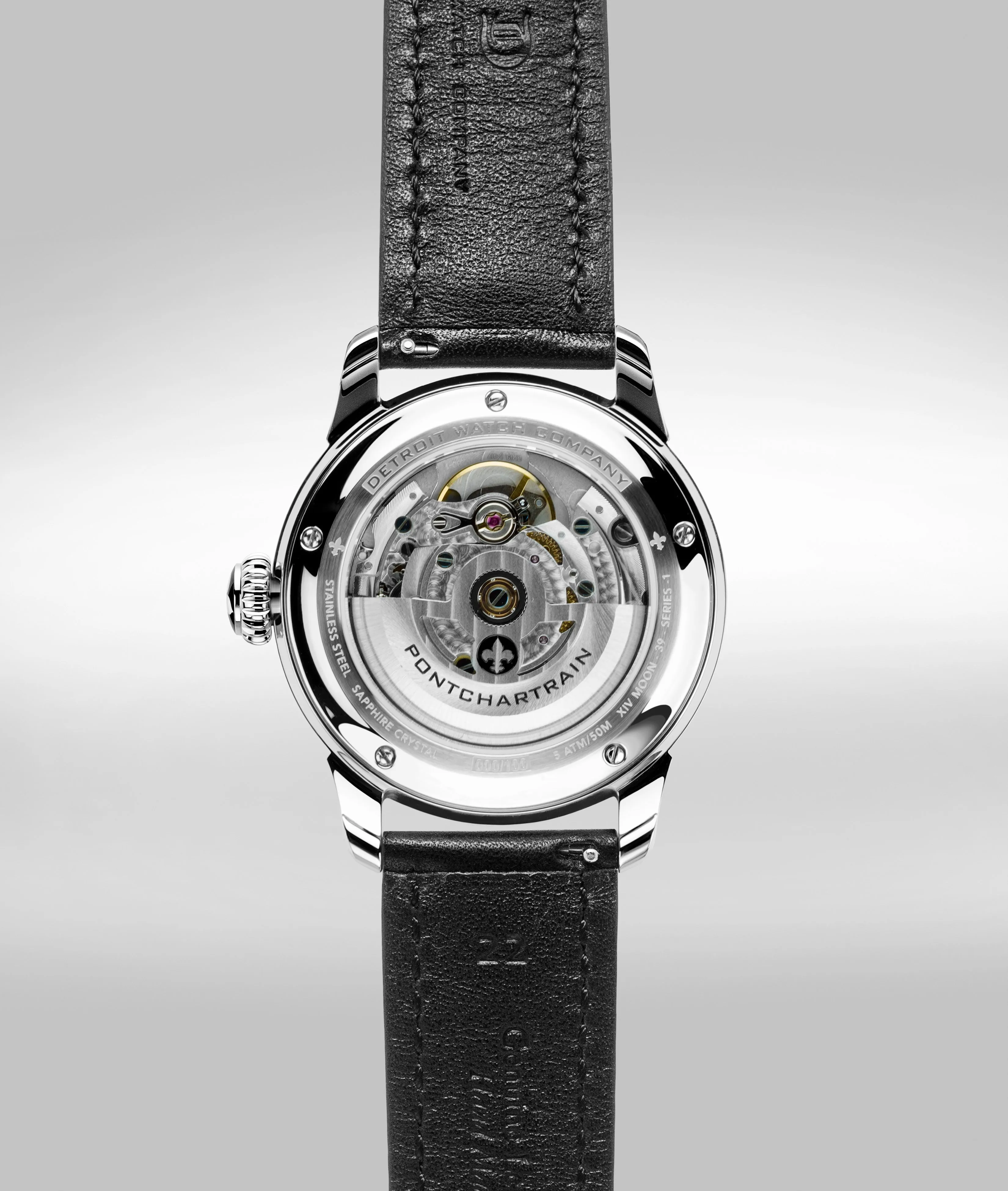 39mm Women's Pontchartrain Louis XIV Moonphase Exhibition