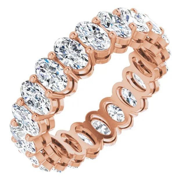 4.41 ct. Oval Diamond Eternity Band