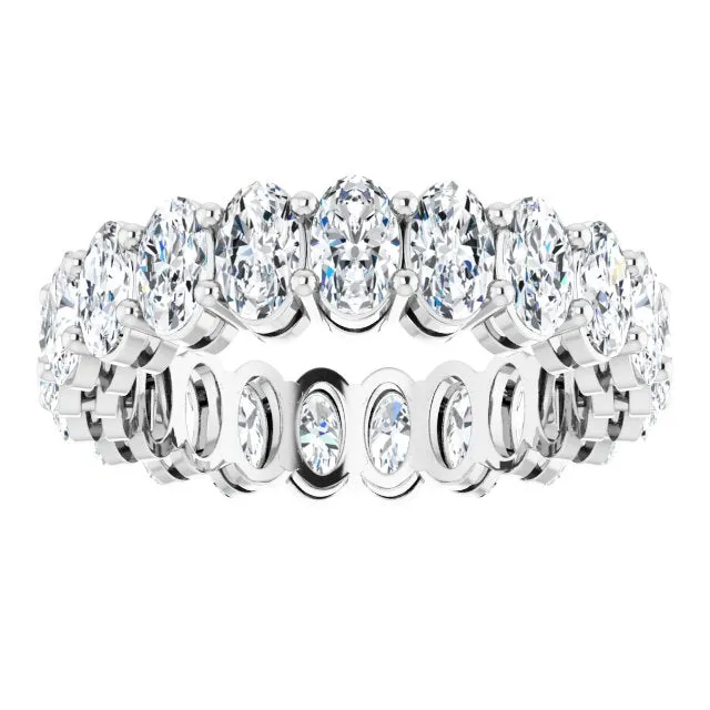 4.41 ct. Oval Diamond Eternity Band