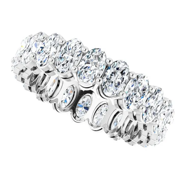4.41 ct. Oval Diamond Eternity Band