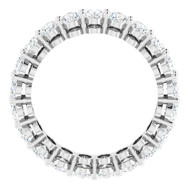 4.41 ct. Oval Diamond Eternity Band