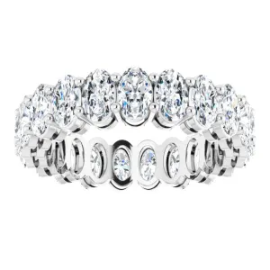 4.41 ct. Oval Diamond Eternity Band