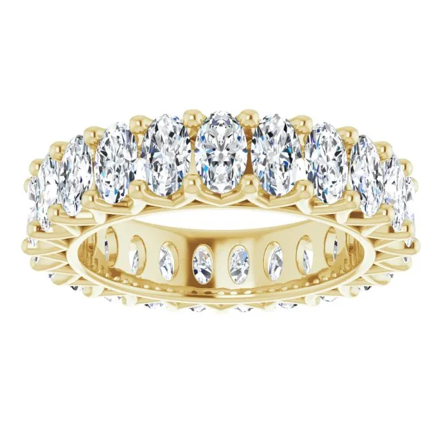 4.83 ct. Oval Diamond Eternity Band