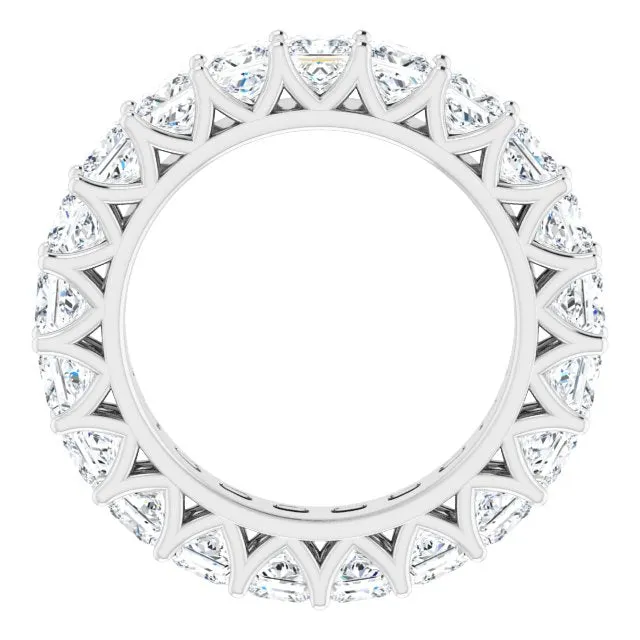 6.09 ct. Princess Diamond Eternity Band