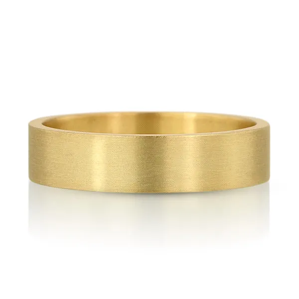 6mm Flat Wedding Band