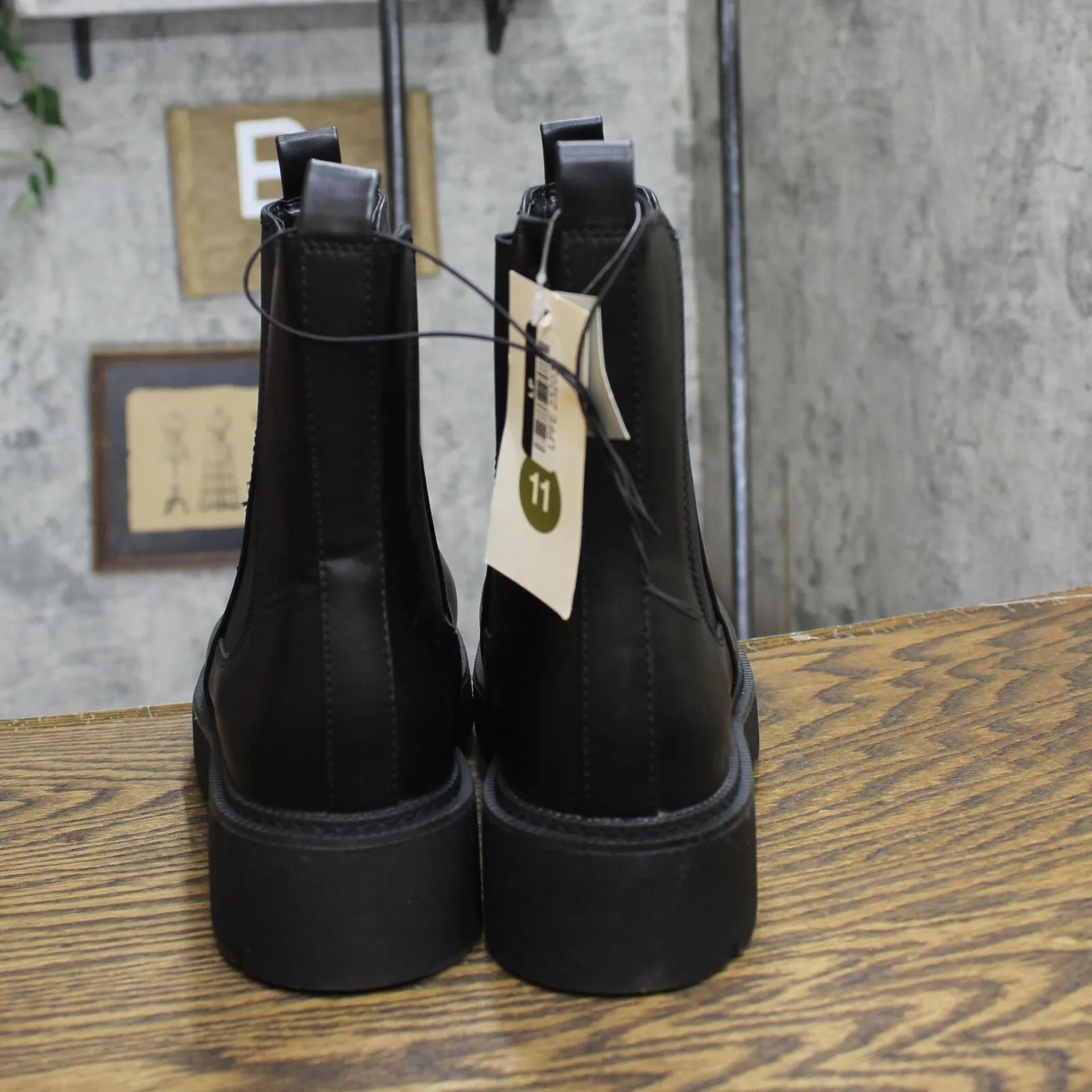 A New Day Womens Demi Chelsea Boots with Memory Foam Insole 87930242 Black 11M