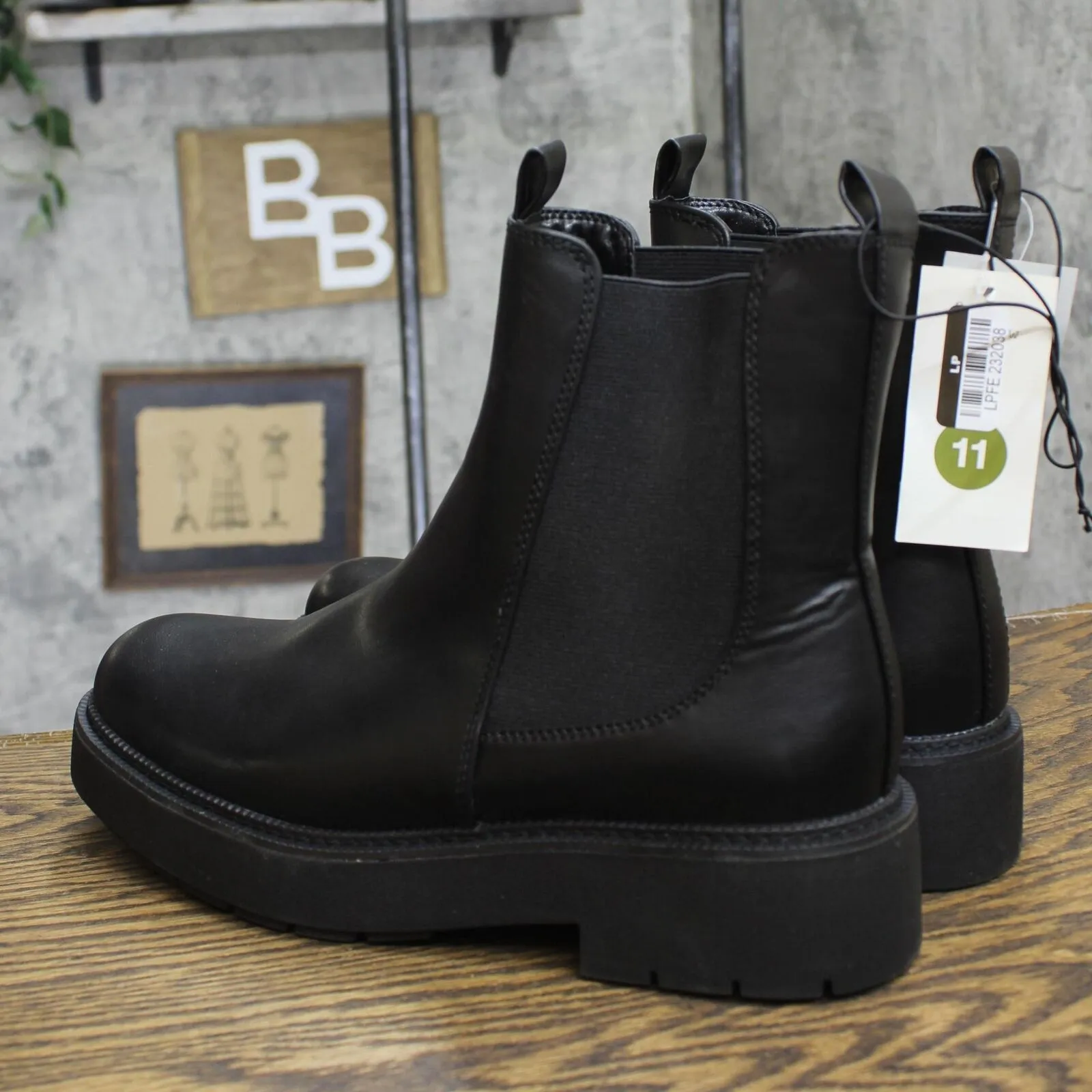 A New Day Womens Demi Chelsea Boots with Memory Foam Insole 87930242 Black 11M