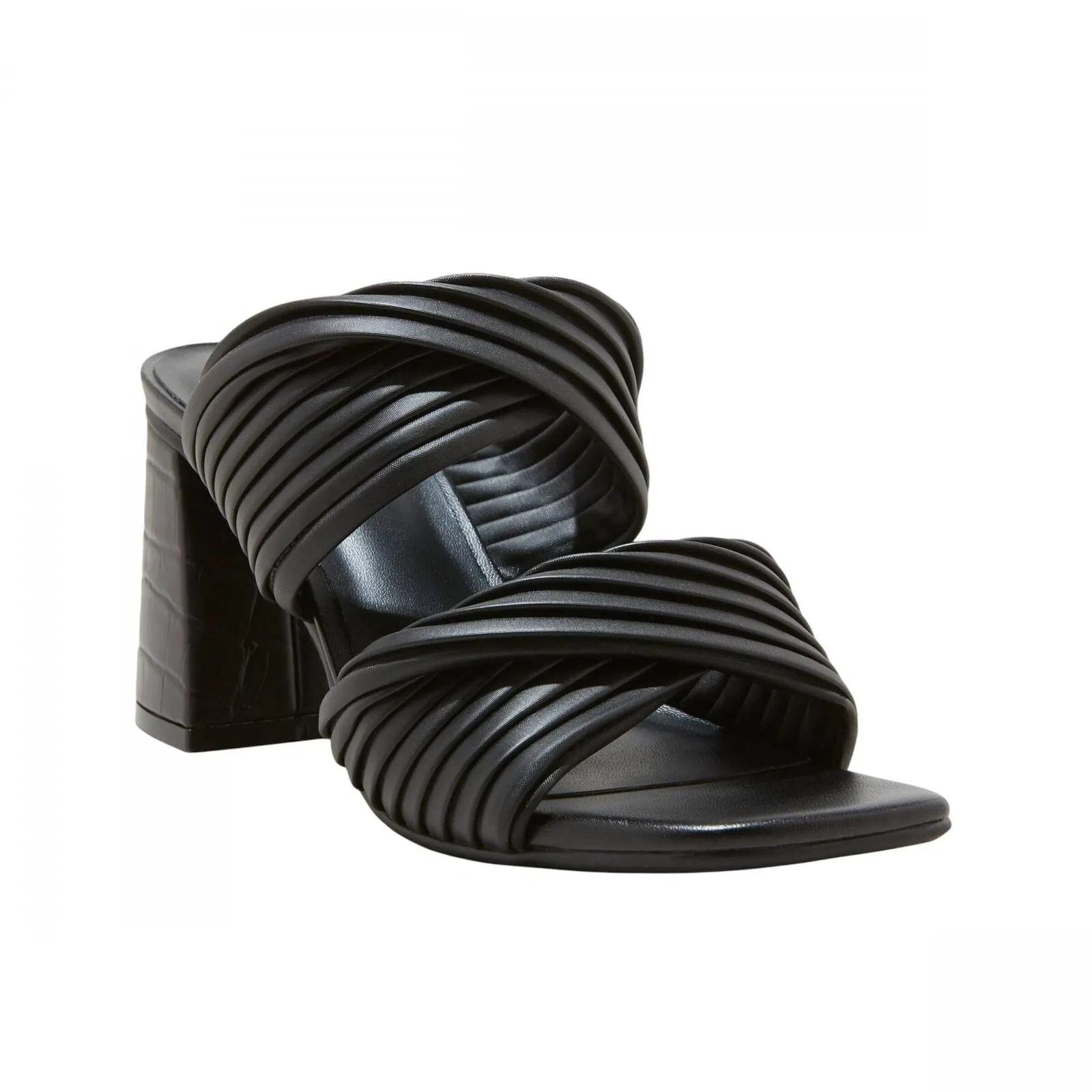 A New Day Womens Jessa Mule Heels 87931546 Black 7M
