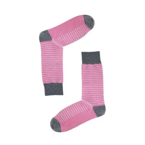 AAS Cotton Block Stripe Crew Dress Socks