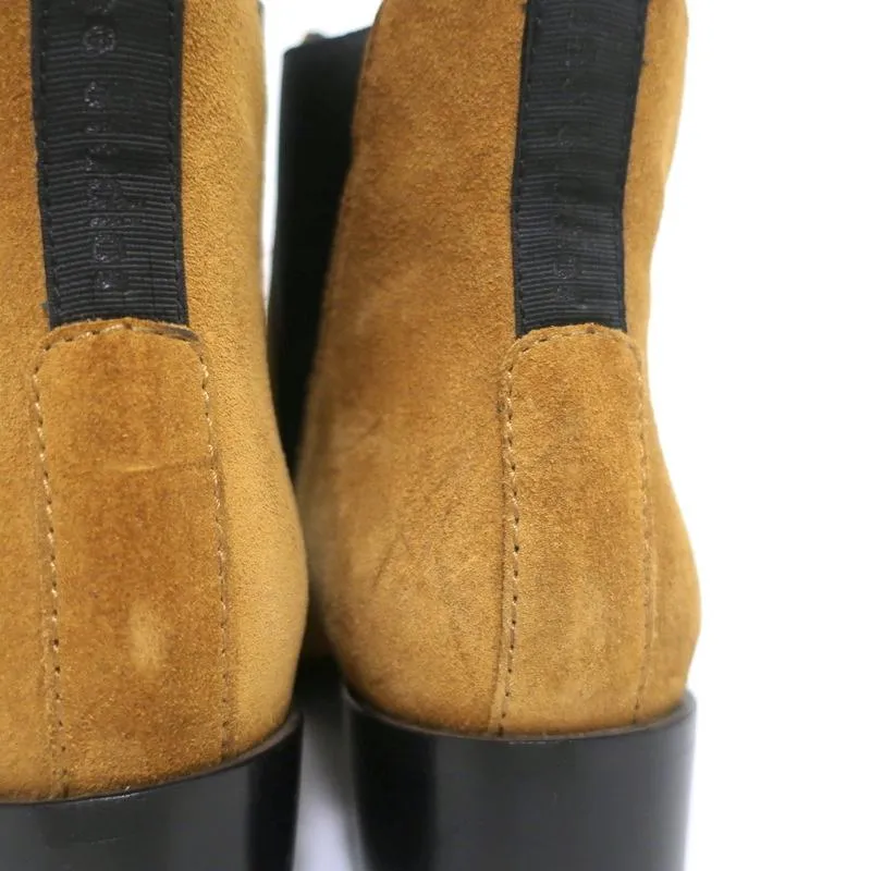 Acne Studios Ankle Boots Jensen Brown Suede Size 39 Pointed Toe Chelsea Booties