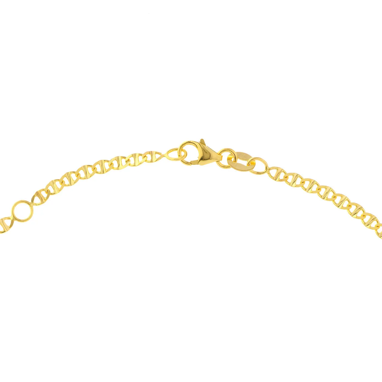 Adjustable Flat Mariner Chain Anklet