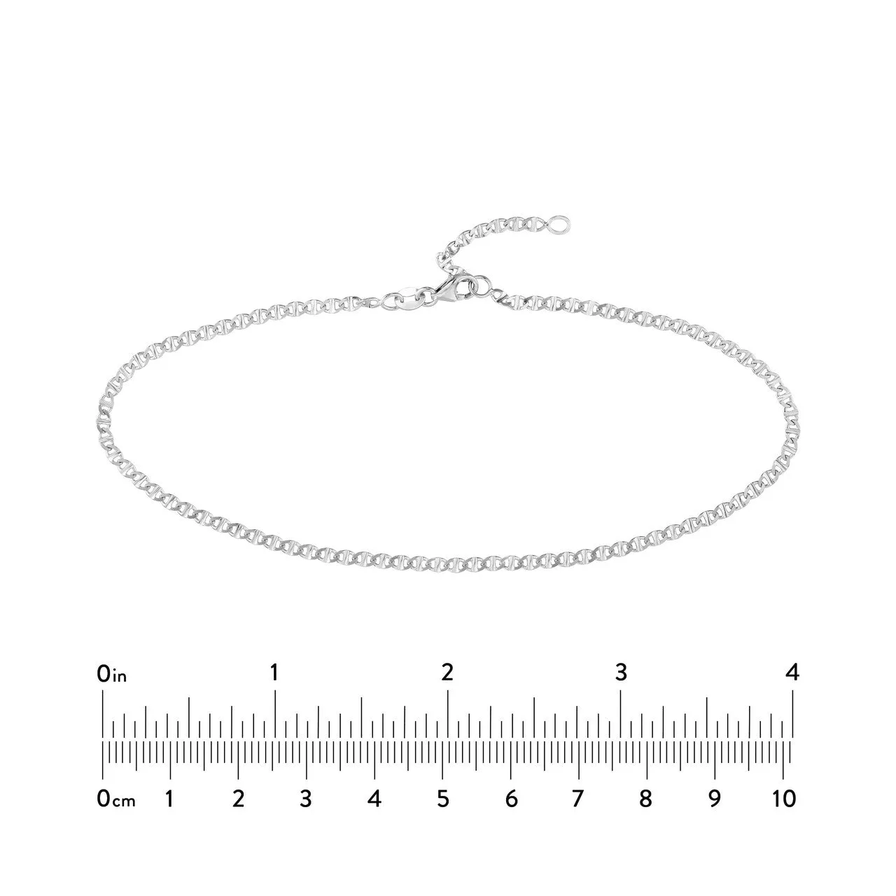 Adjustable Flat Mariner Chain Anklet