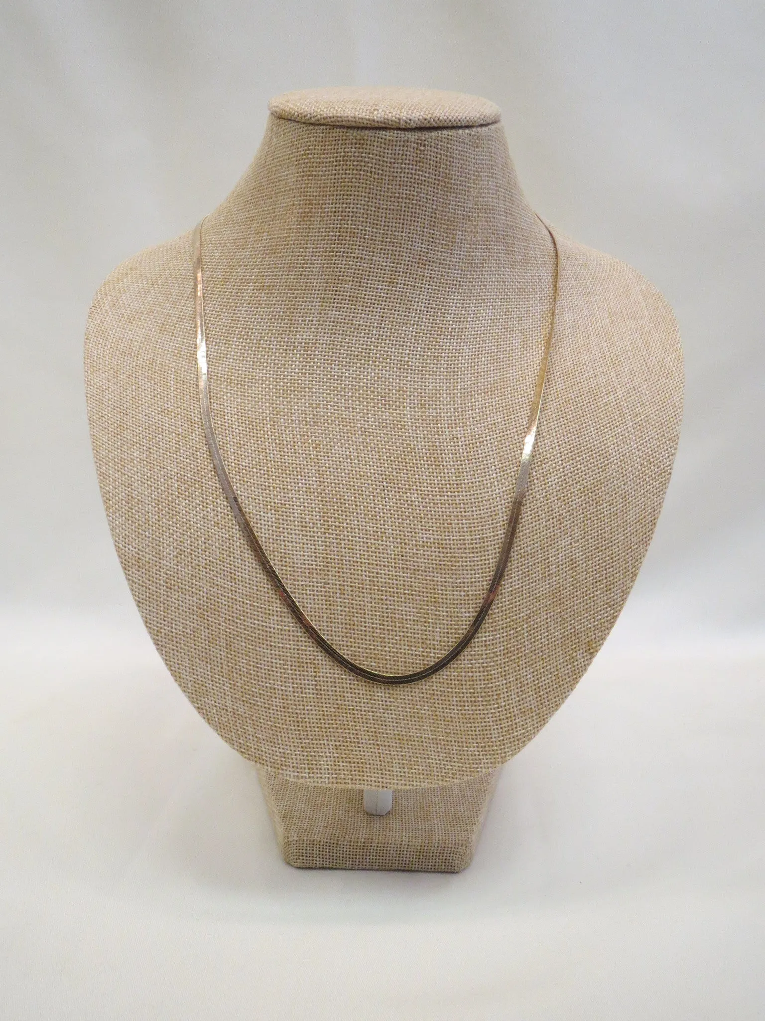 ADO | Gold Flat Chain Necklace Thin