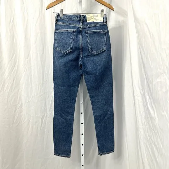 Agolde‎ Women's Jeans 24 Nico High Rise Slim Fit in Cycle Button Fly