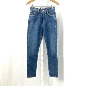 Agolde‎ Women's Jeans 24 Nico High Rise Slim Fit in Cycle Button Fly