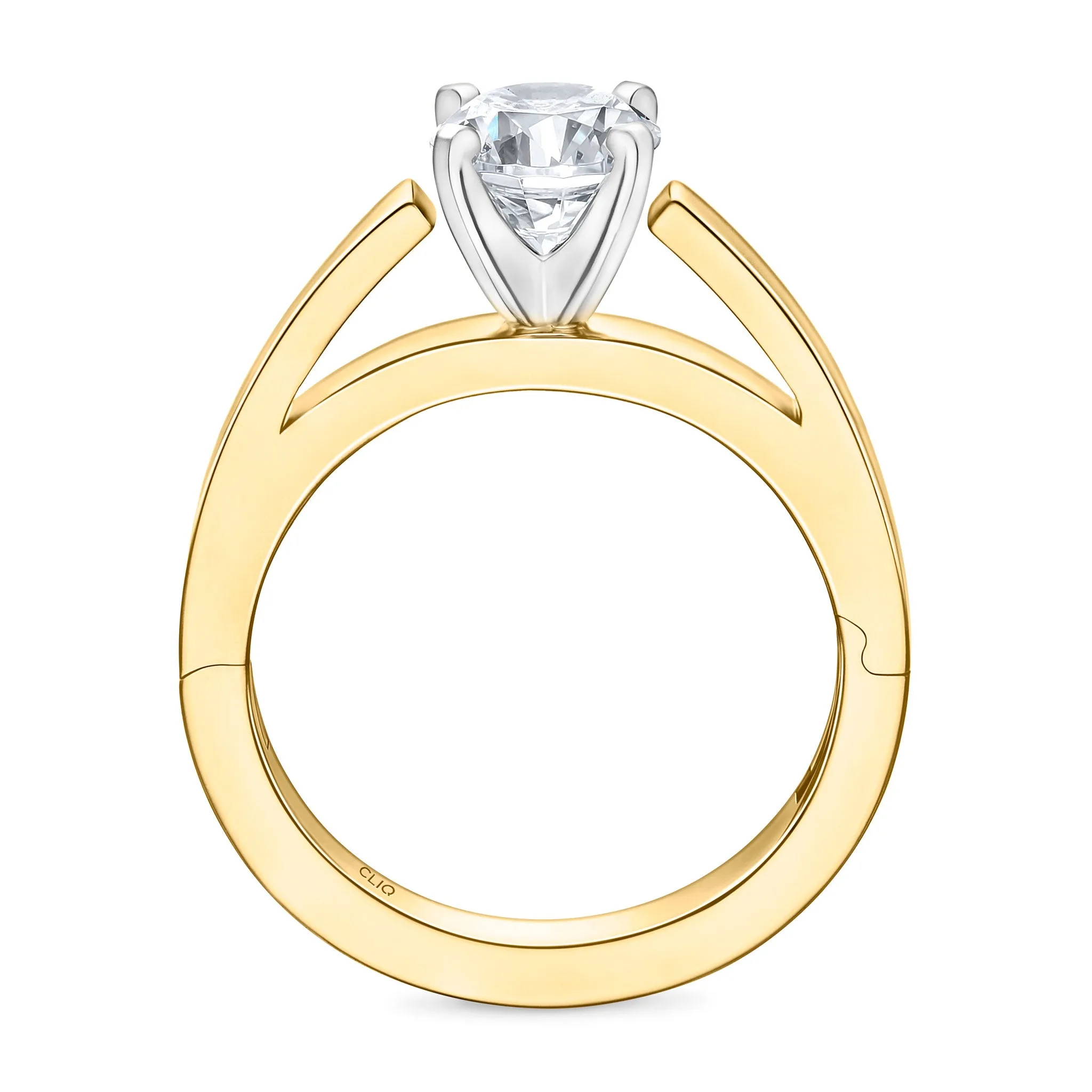 Airheart Cathedral Solitaire Engagement Ring