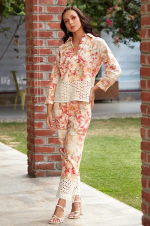 Amber Eyelet Co-ord Set