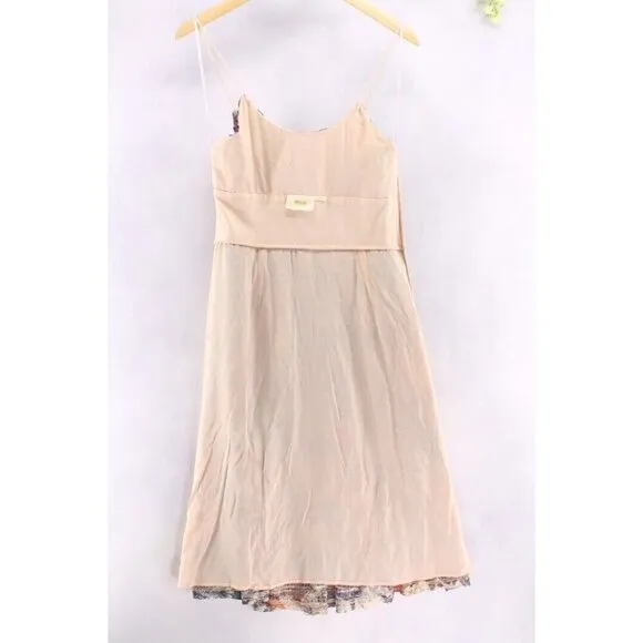 Anthropologie Maeve Women's McKenzie Floral Spaghetti Strap Lined Sundress Sz 10