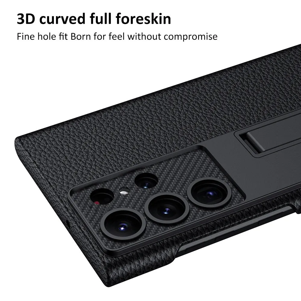Anti-fall Samsung Plain Leather S24 Ultra Shell All-inclusive S24 Protective Case