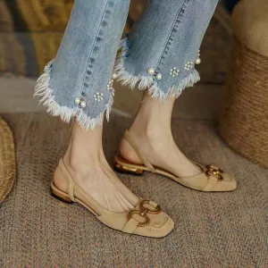 Ariadna® | Elegant suede slingbacks