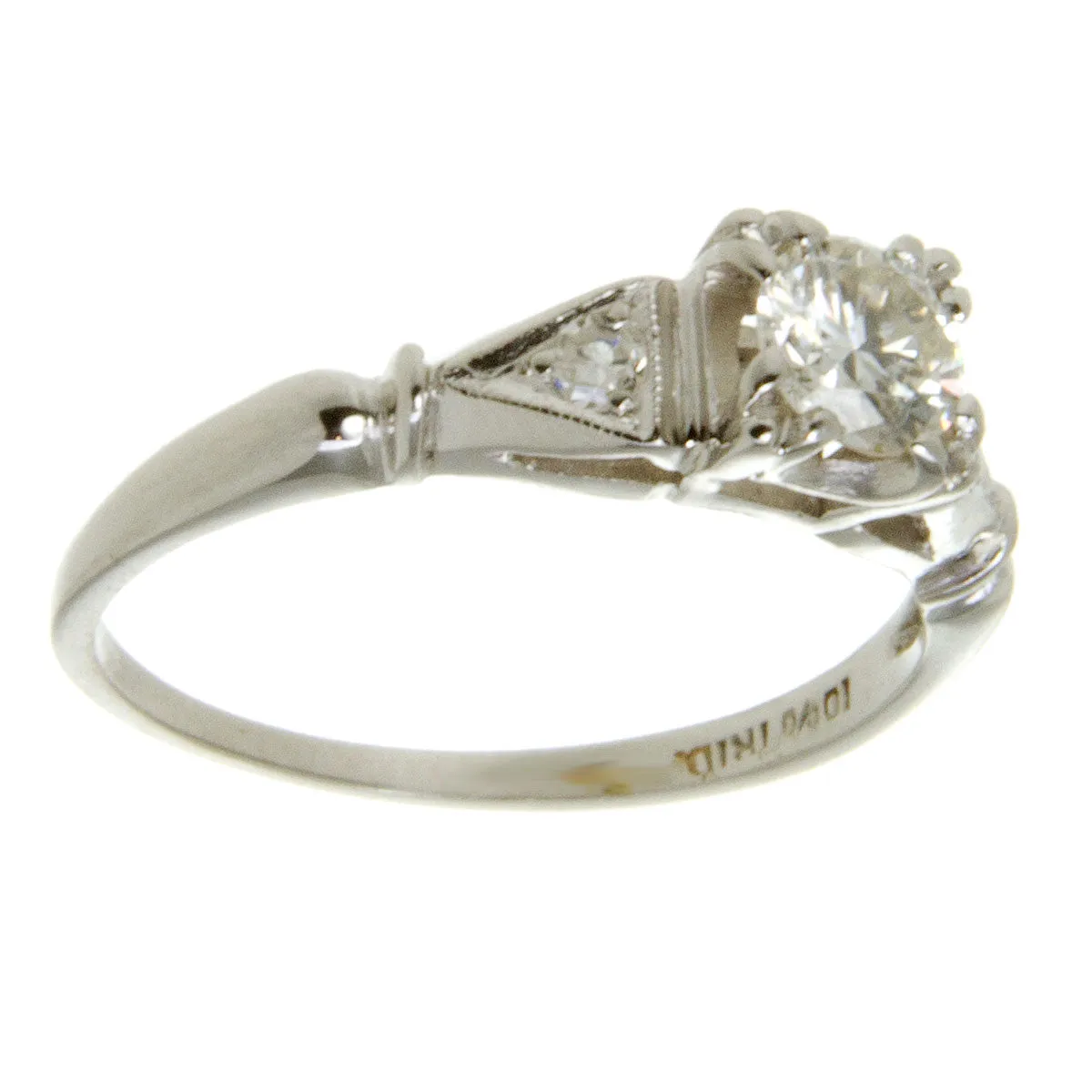 Art Deco Platinum Diamond Wedding Set