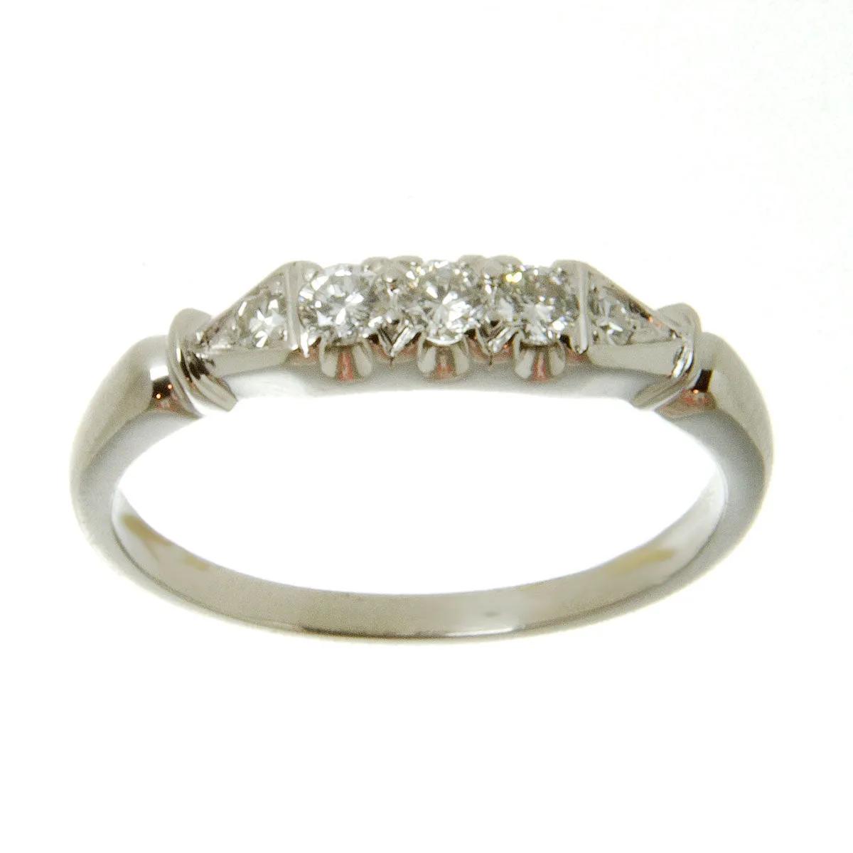 Art Deco Platinum Diamond Wedding Set