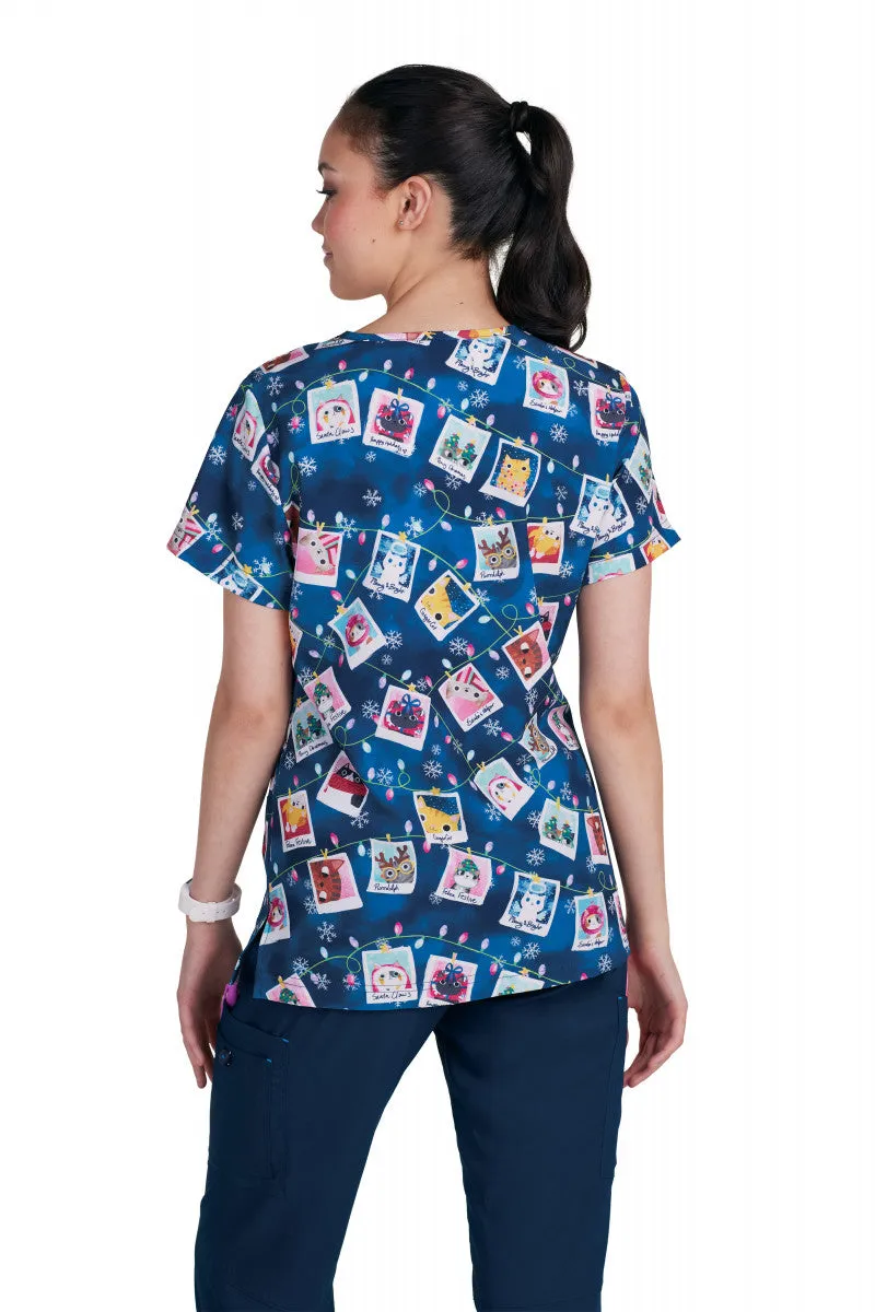 Artist Series 1122PRA Rosalie Top Feline Festive