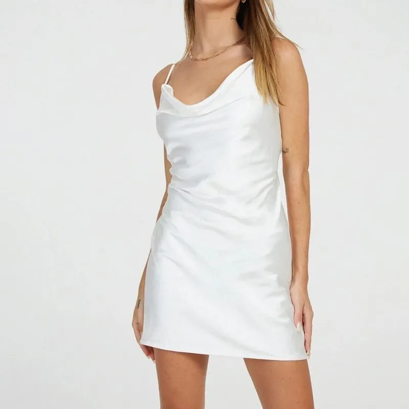 Aubrey™ - Chic Satin Slip Dress