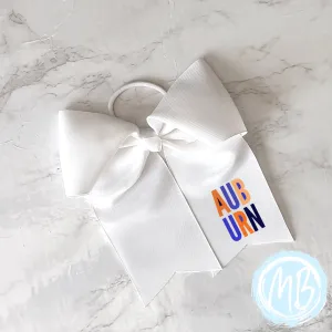 Auburn Block Bow