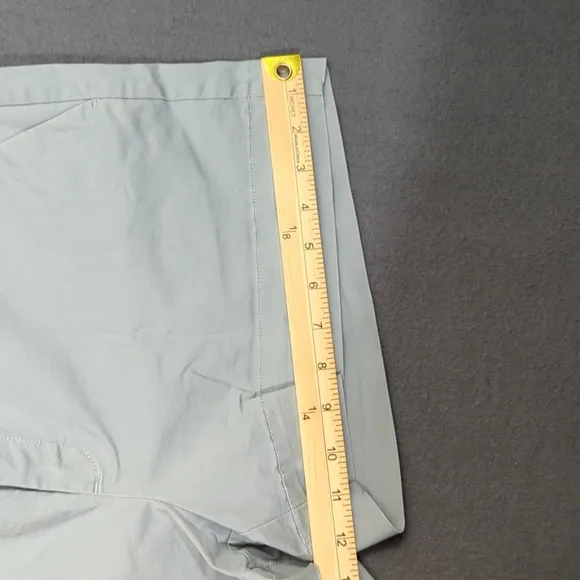 AYR Shorts Women's 10 Blue Cotton Zip Up Flat Front Chino 16915