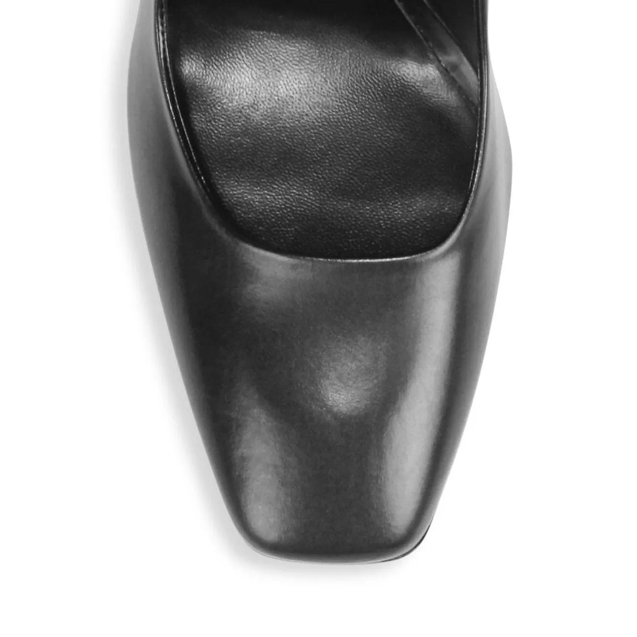 Beatrice Square-Toe Block-Heel Pumps