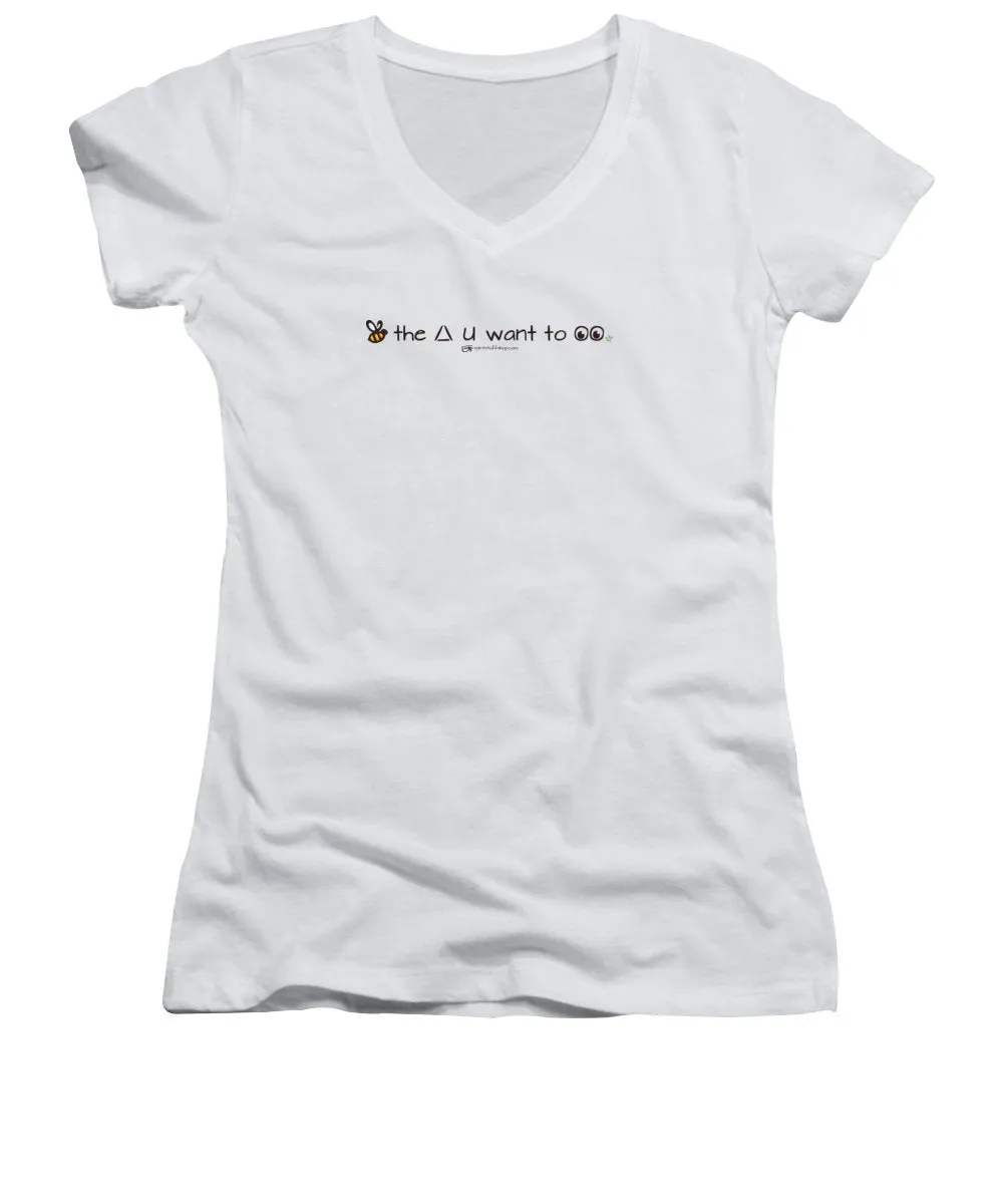Bee The Chng You Want To See - Women's V-Neck