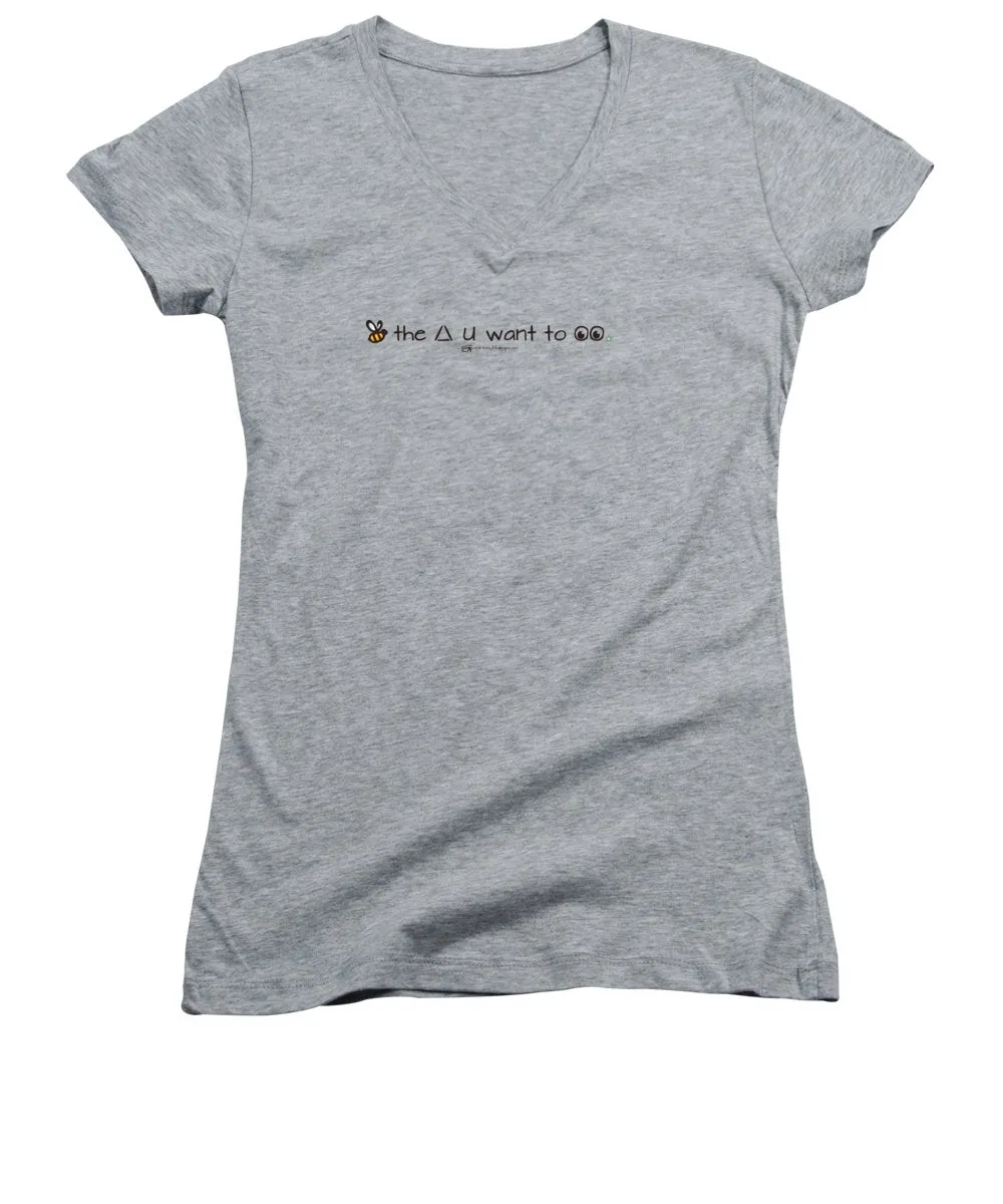 Bee The Chng You Want To See - Women's V-Neck