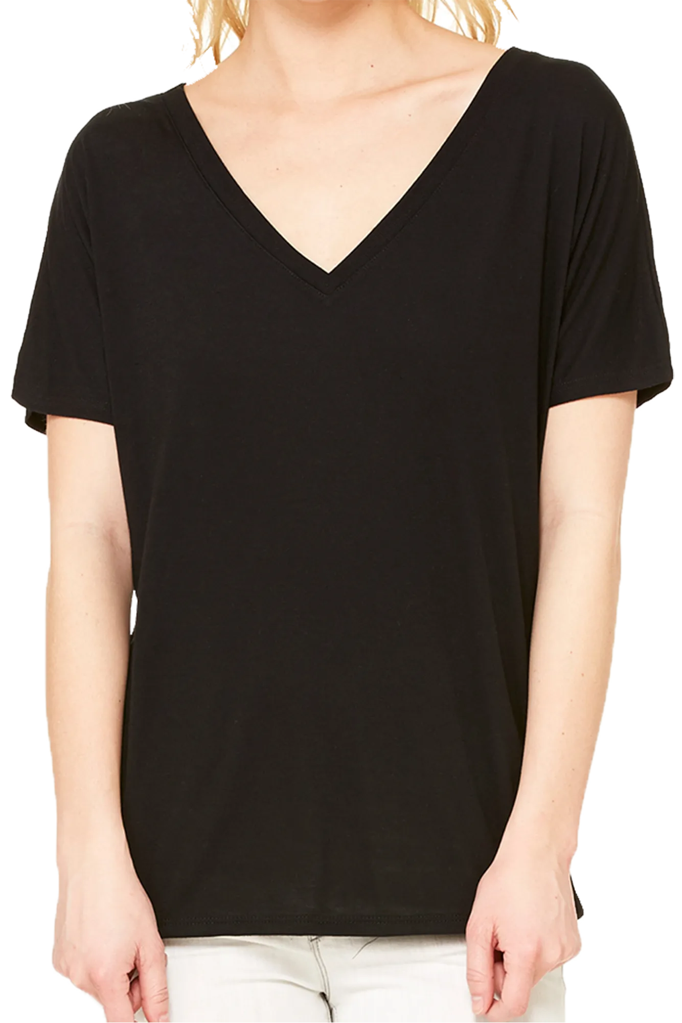 Bella Canvas Women's Slouchy V-Neck Tee *Choose Your Color