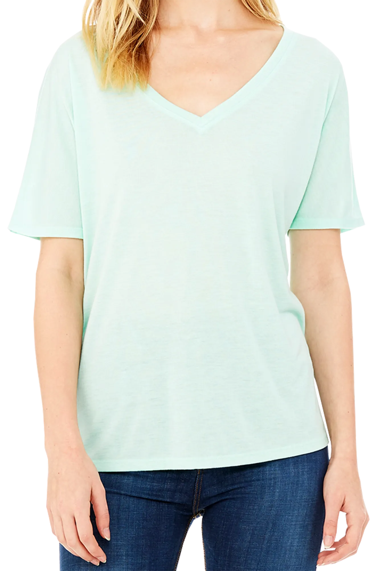 Bella Canvas Women's Slouchy V-Neck Tee *Choose Your Color