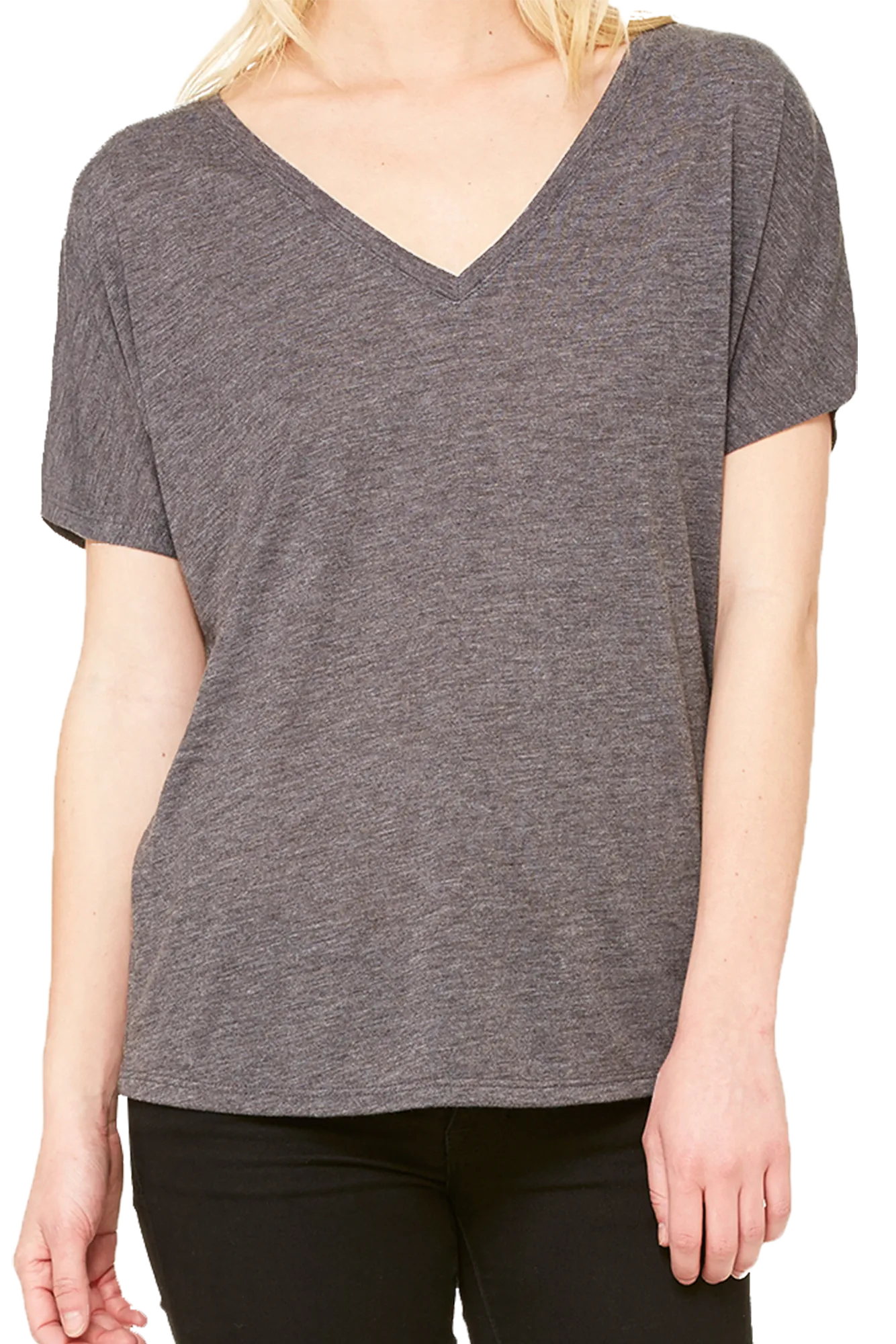 Bella Canvas Women's Slouchy V-Neck Tee *Choose Your Color